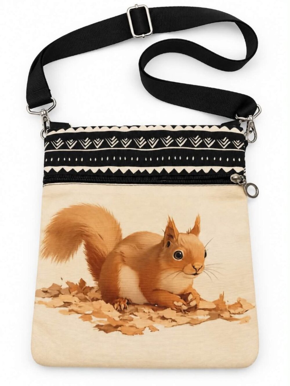 Squirrel Crossbody Phone Bag